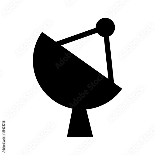 artificial satellite spacial icon vector illustration design photo