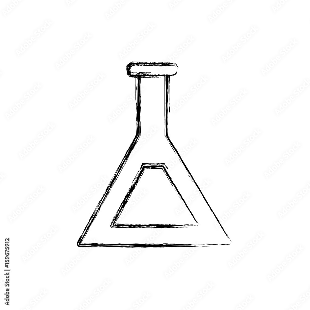 chemical flask icon over white background vector illustration chemical flask icon over white background vector illustration