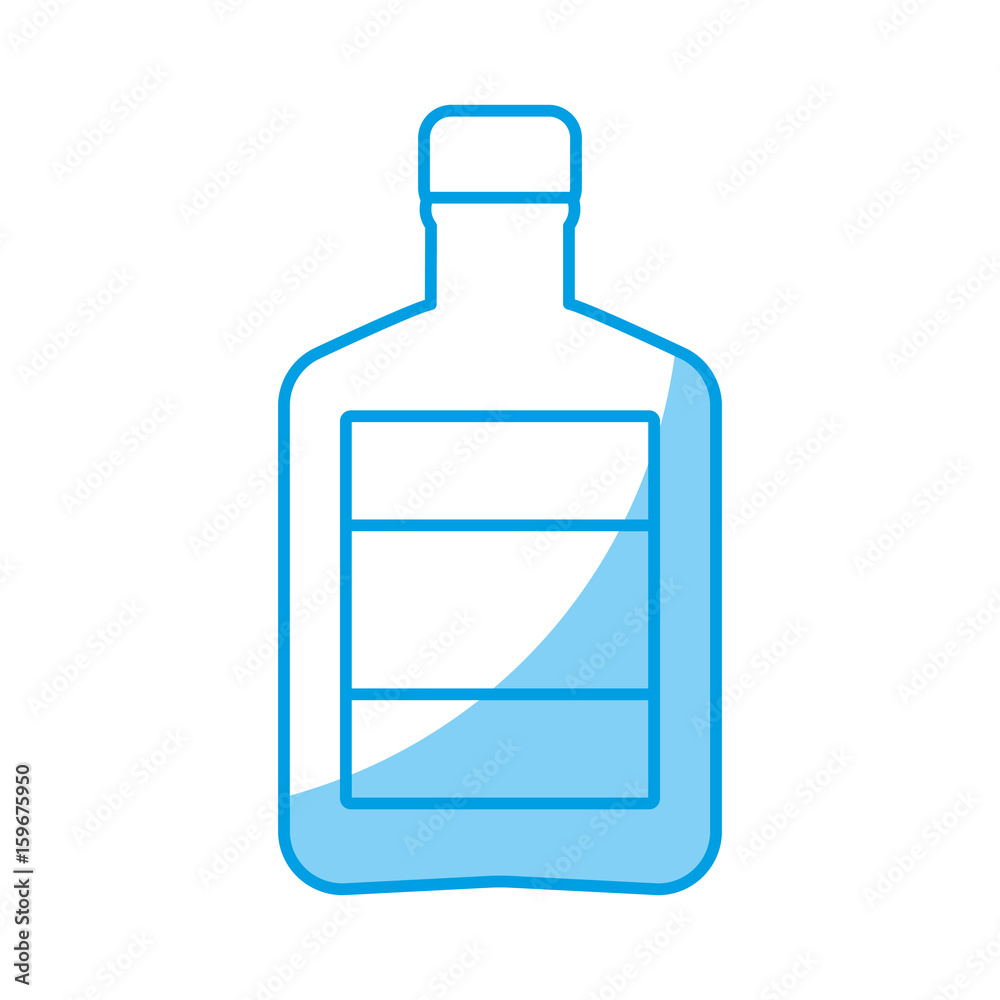 liquor bottle icon over white background vector illustration liquor bottle icon over white background vector illustration