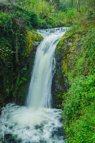 Waterfall in the Melo is a small traditional village in the foothills of Serra da Estrela. County of Guarda. Portugal