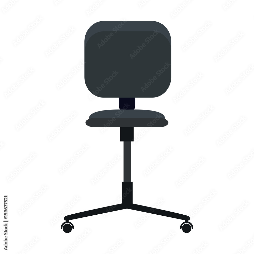 office chair wheel seat comfortable icon vector illustration office chair wheel seat comfortable icon vector illustration
