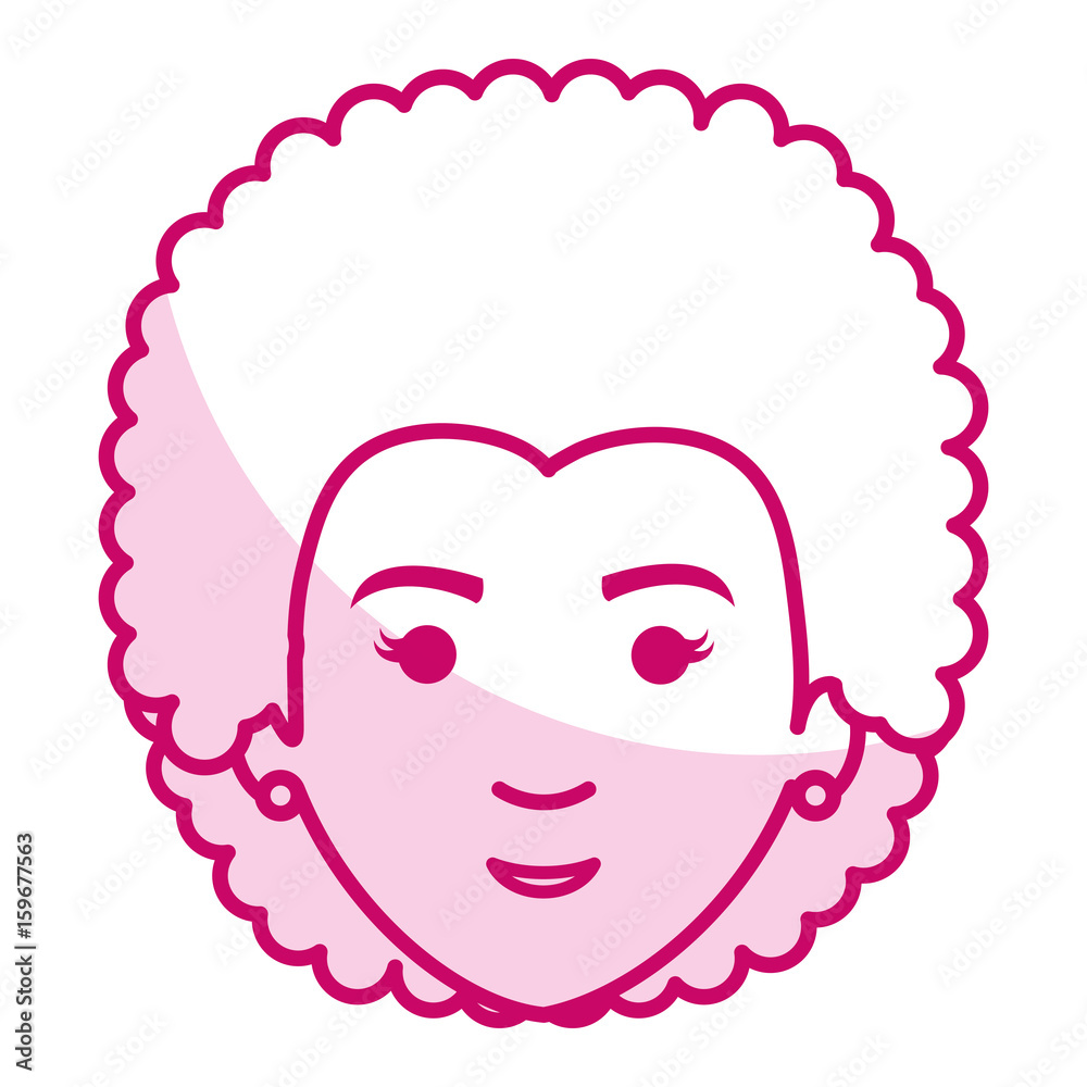 beautiful and young woman head character vector illustration design beautiful and young woman head character vector illustration design