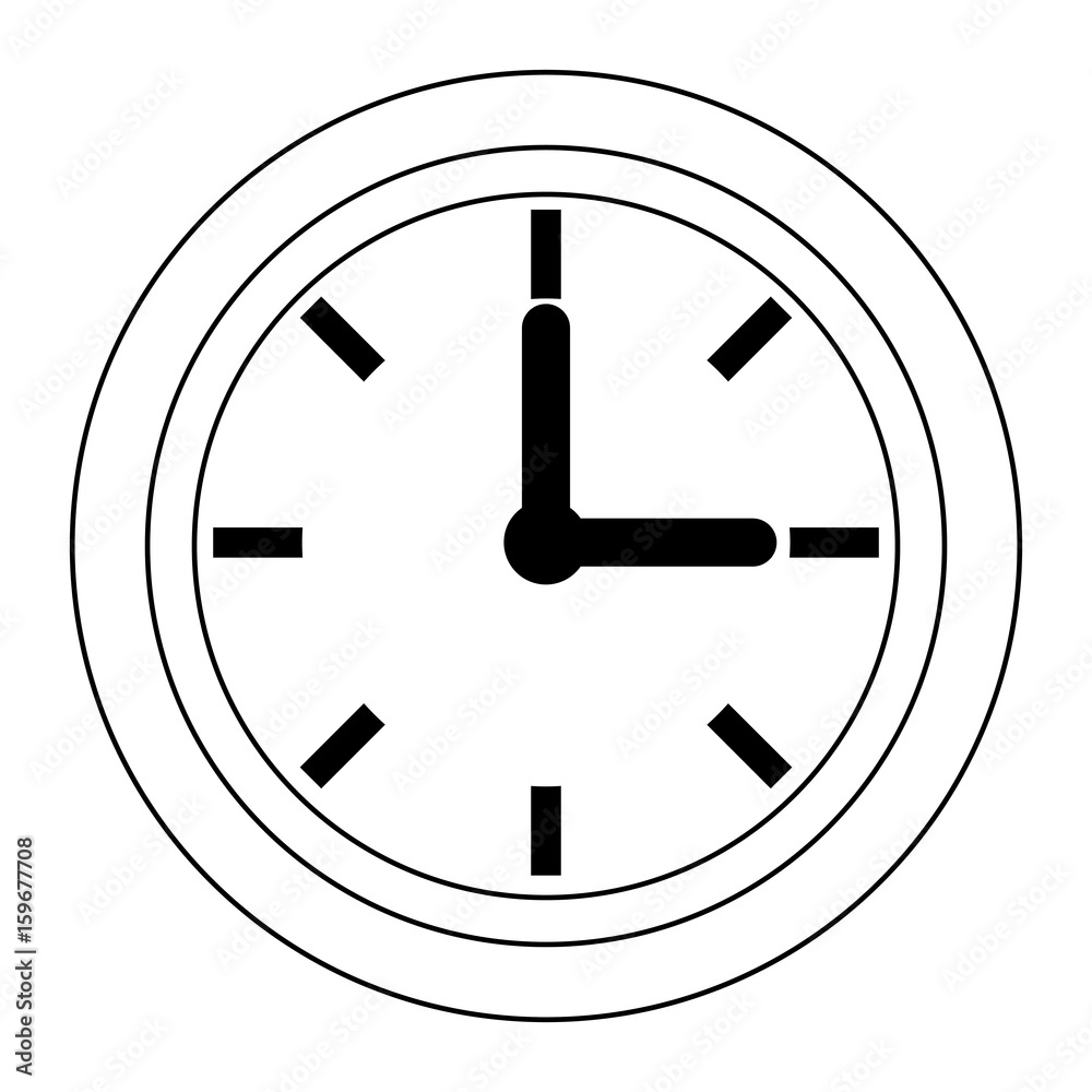 clock world time concept business daily icon vector illustration clock world time concept business daily icon vector illustration