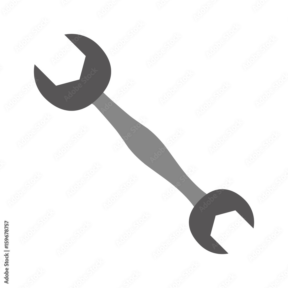 wrench icon over white background vector illustration wrench icon over white background vector illustration