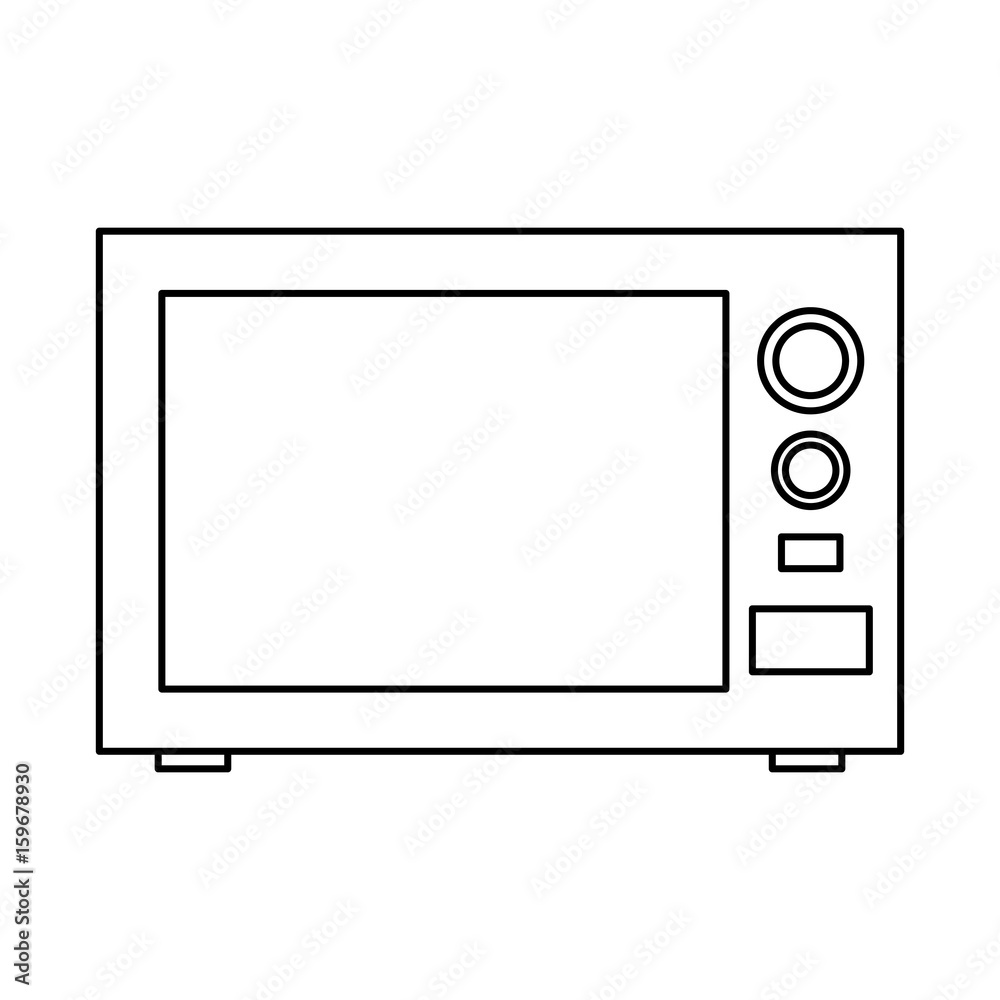 microwave icon over white background vector illustration microwave icon over white background vector illustration