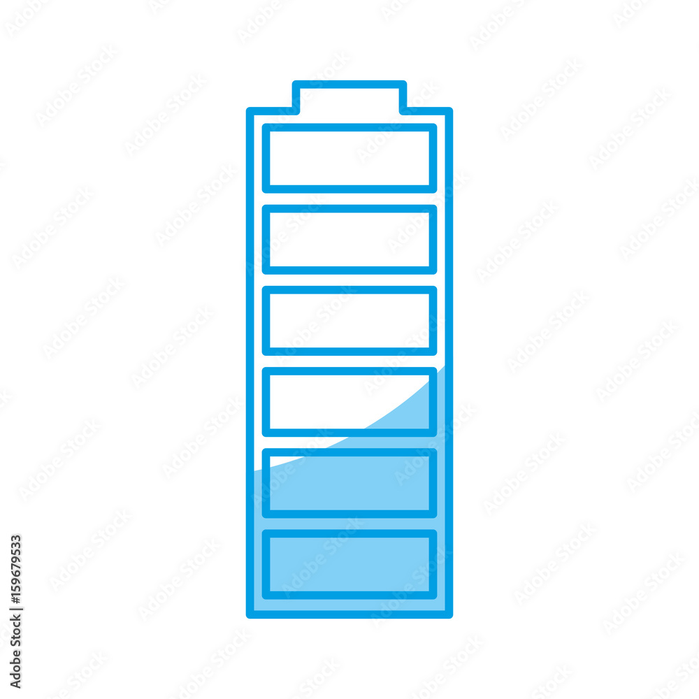 battery icon over white background vector illustration battery icon over white background vector illustration