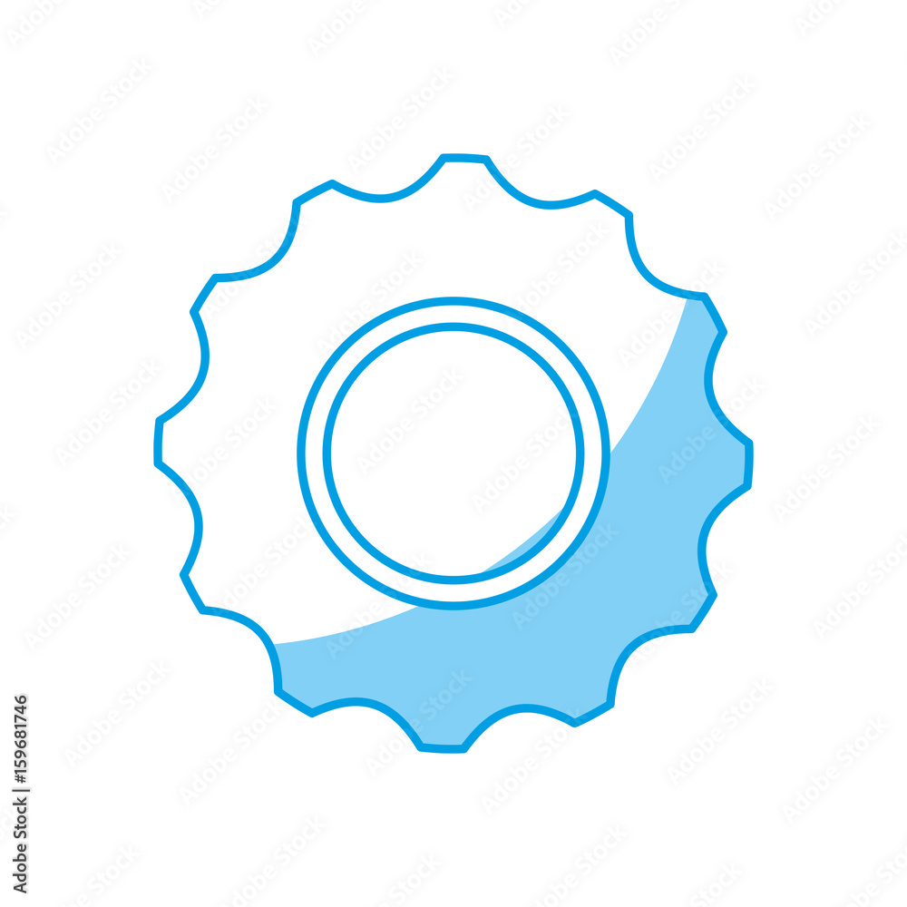 gear wheel icon over white background vector illustration gear wheel icon over white background vector illustration