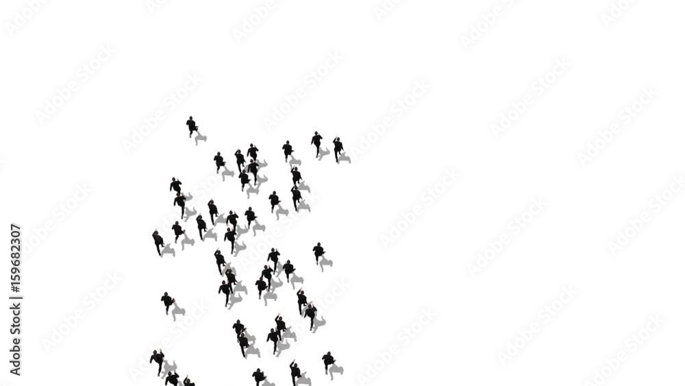 Runners 3D animation Runners 3D animation