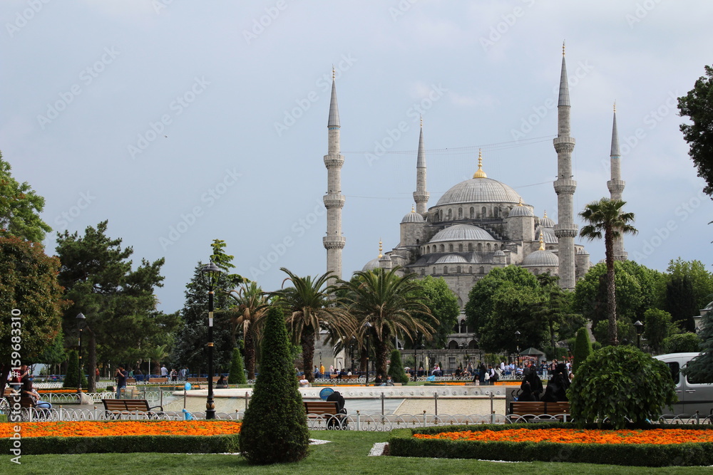 the blue mosque in istanbul