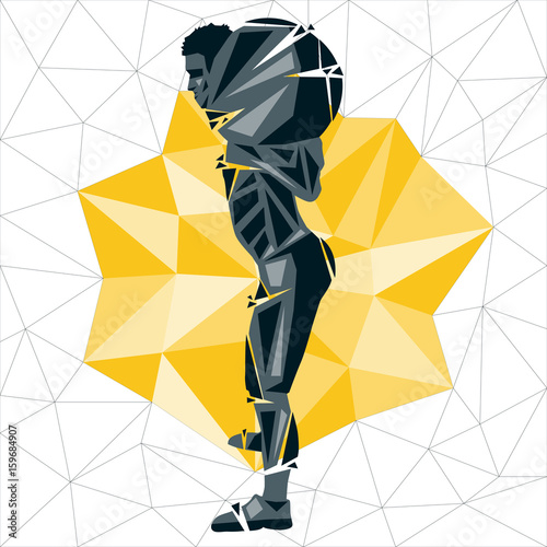 Geometric Crossfit concept