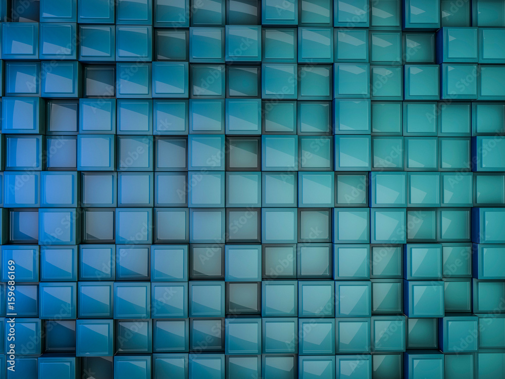 Cube abstract background. 3D rendering Cube abstract background. 3D rendering