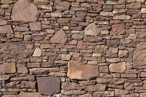 red sandstone wall photo