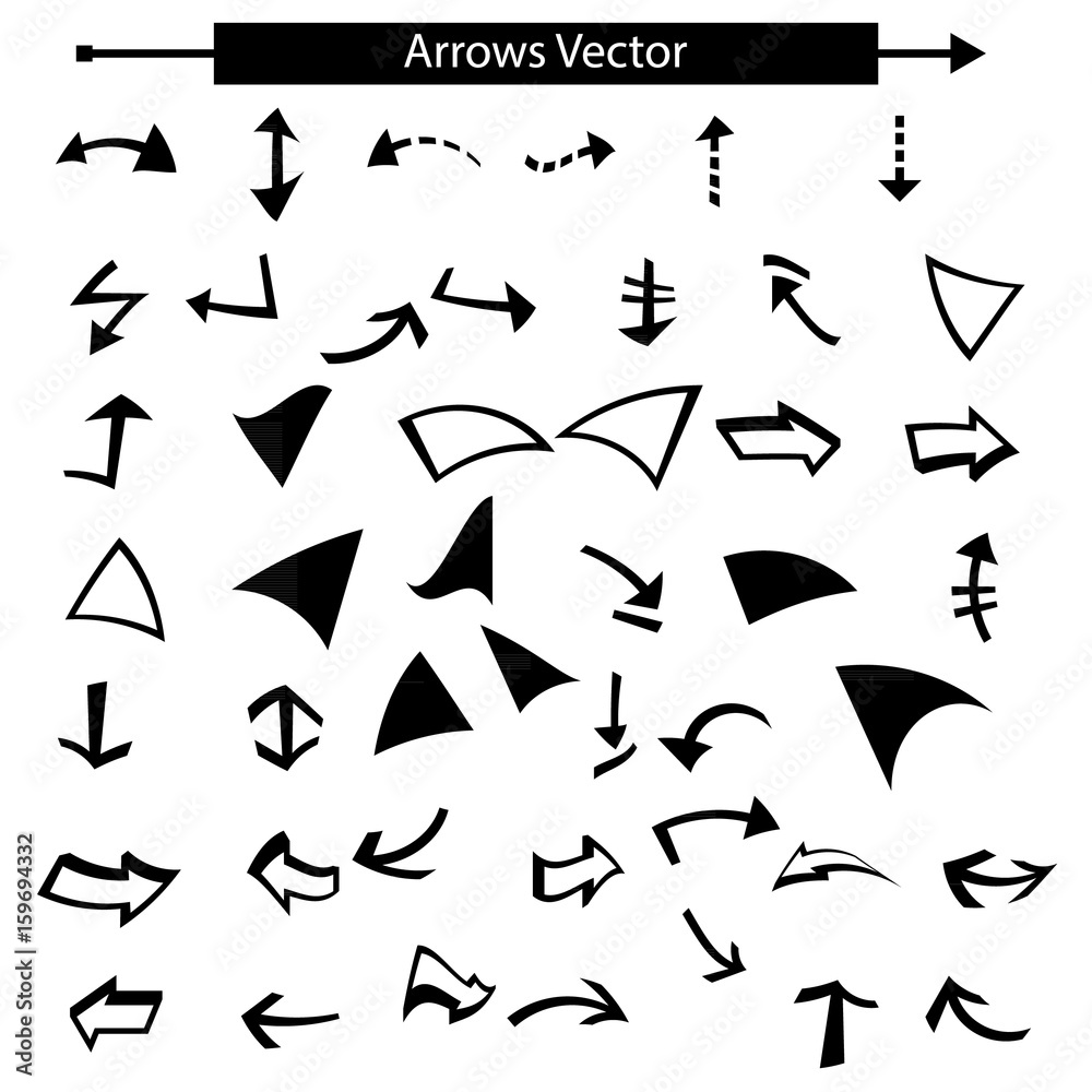 Fototapeta premium Arrows vector