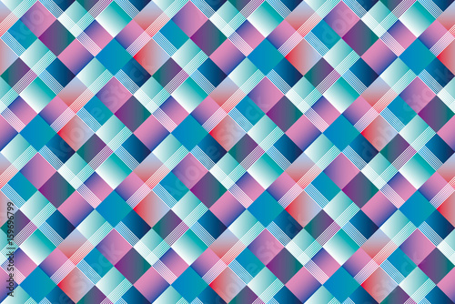Argyle geometry seamless pa...