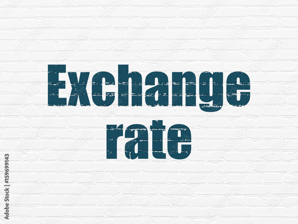 Money concept: Exchange Rate on wall background