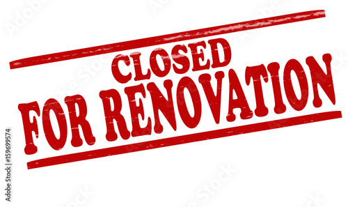 Closed for renovation photo