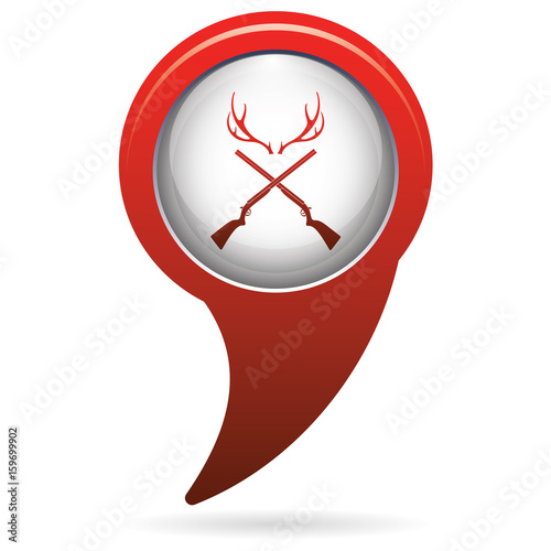 Hunting club logo icon