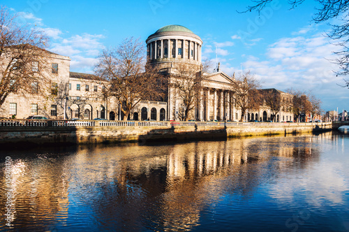 Four courts building in Dublin, Ireland photo
