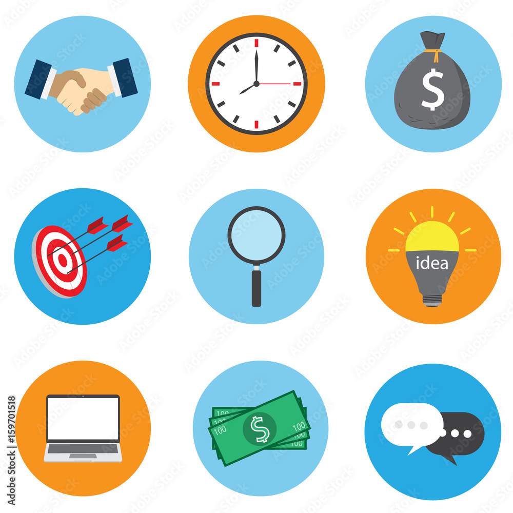 business icon vector illstration. business icon vector illstration.