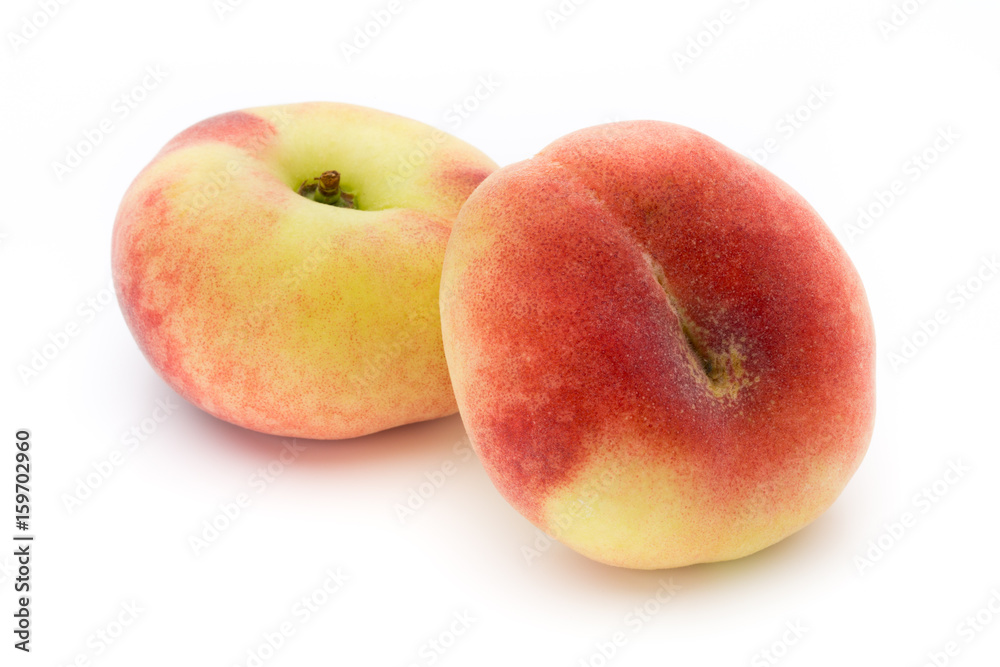 Peach. Fruit with isolated on white background. Peach. Fruit with isolated on white background.