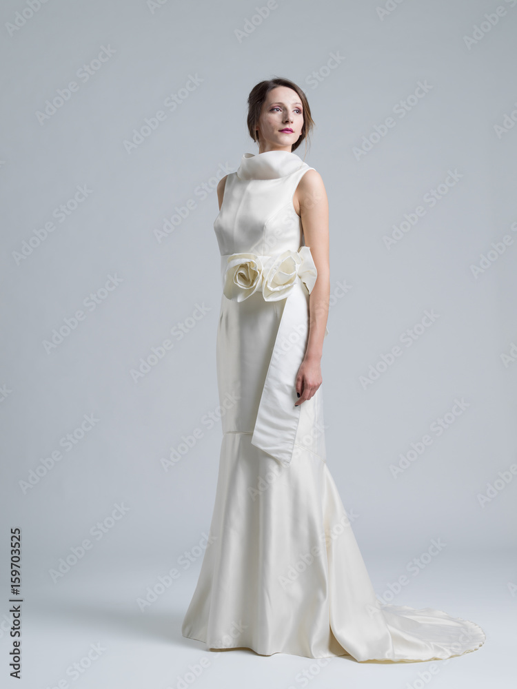 Portrait of beautiful young women in wedding dress Portrait of beautiful young women in wedding dress
