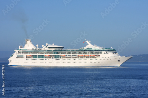 Cruise liner in the Haro Strait