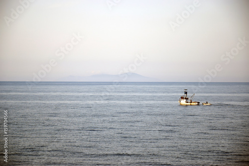 Fishing in the morning at island Vis