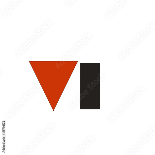 Free Download TRIANGLE INNITIALS V DESIGN - GFXLoad