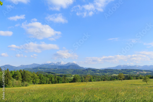 Alps in bavaria  panorama
