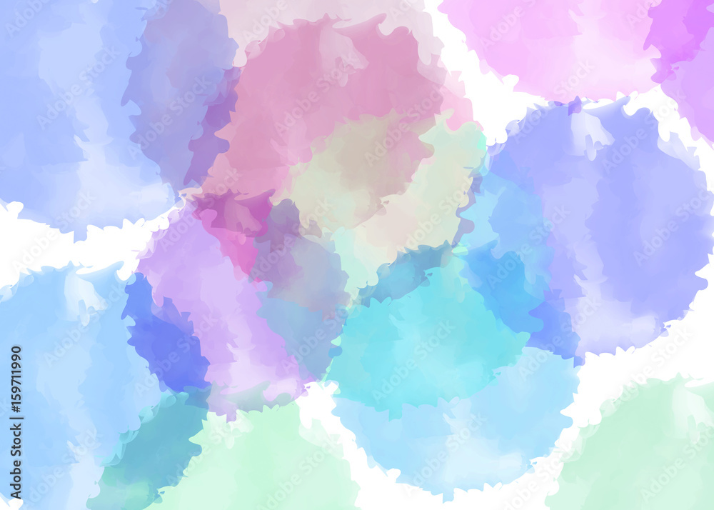 Obraz premium Background with multicolored watercolor.