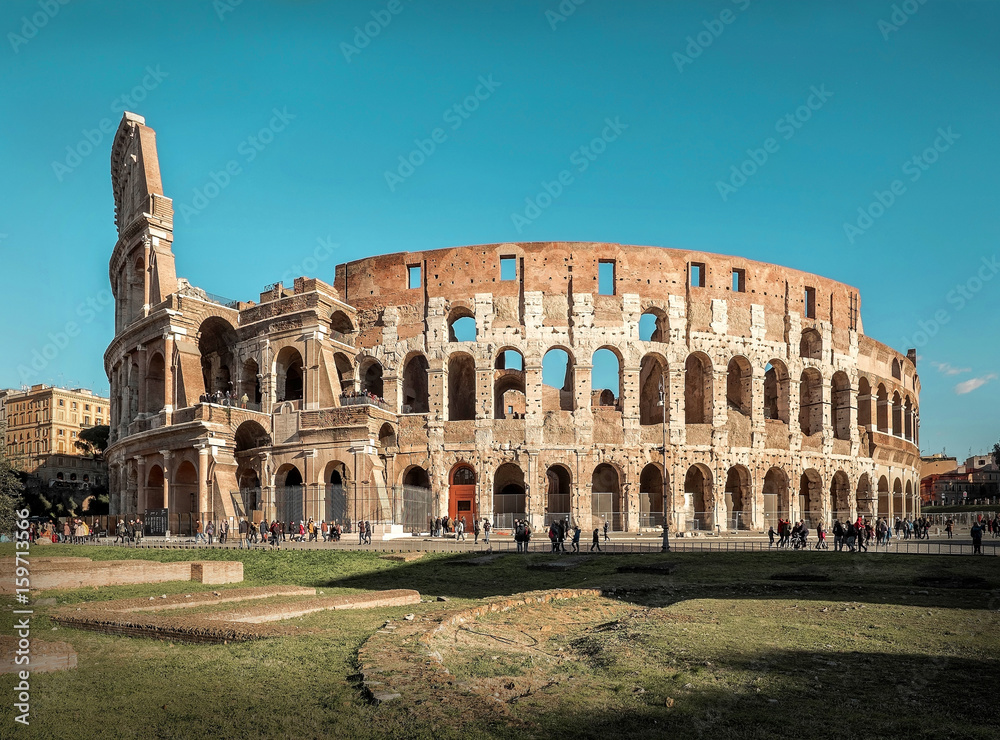 Rome, Italy.One of the most popular travel  place in world at su