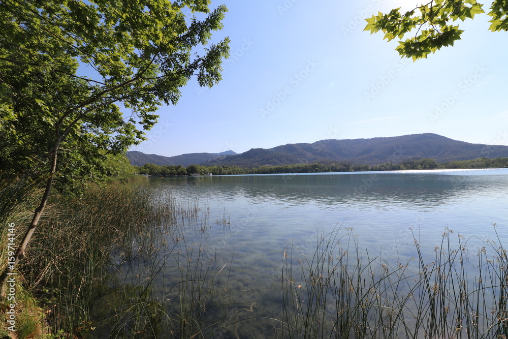 Obraz premium Estanque de Banyoles, Catalunya
