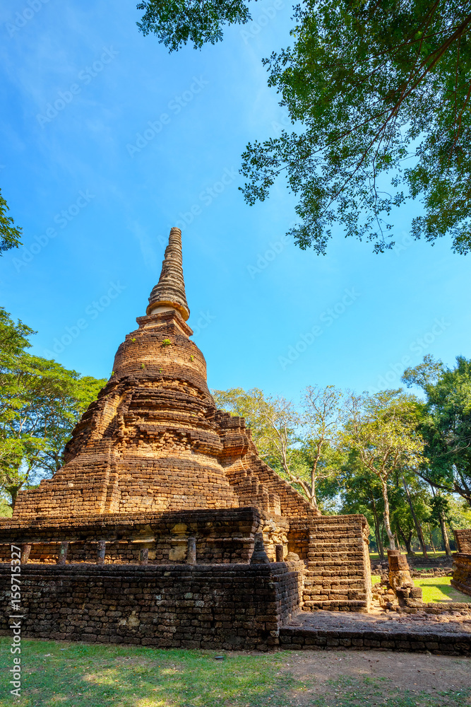 Wat Nang Phaya at Si Satchanalai Historical Park, a UNESCO World Heritage Site in Thailand Wat Nang Phaya at Si Satchanalai Historical Park, a UNESCO World Heritage Site in Thailand
