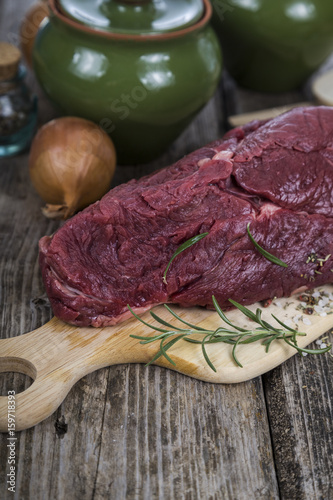 Beef Steak with fresh herbs