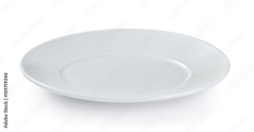 white plate on white background white plate on white background