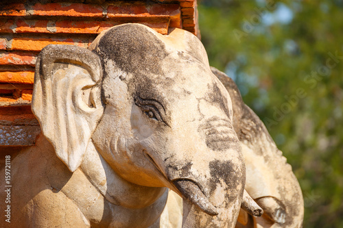 Wat Sorasak Temple at Sukhothai Historical Park, a UNESCO World Heritage Site in Thailand © coward_lion