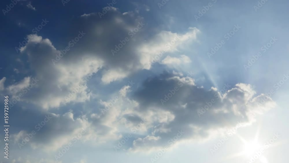 Beautiful clean sky moving clouds Beautiful clean sky moving clouds