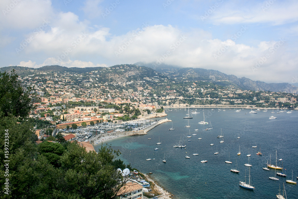 Monte Carlo city panorama, Monaco summer