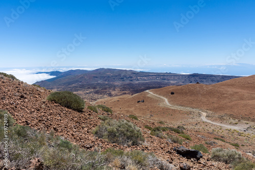 Paysage volcanique, Montaña blanca, Teide, Tenerife