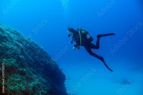 Diver and Reef