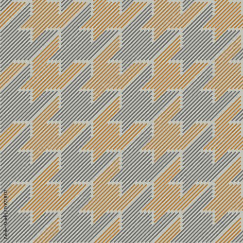 Houndstooth classical seamless pattern.
