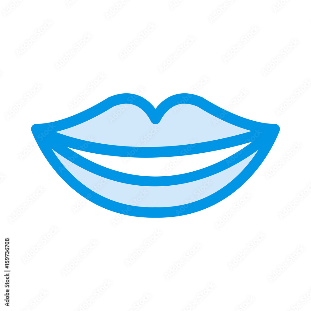 Naklejka premium teeth 