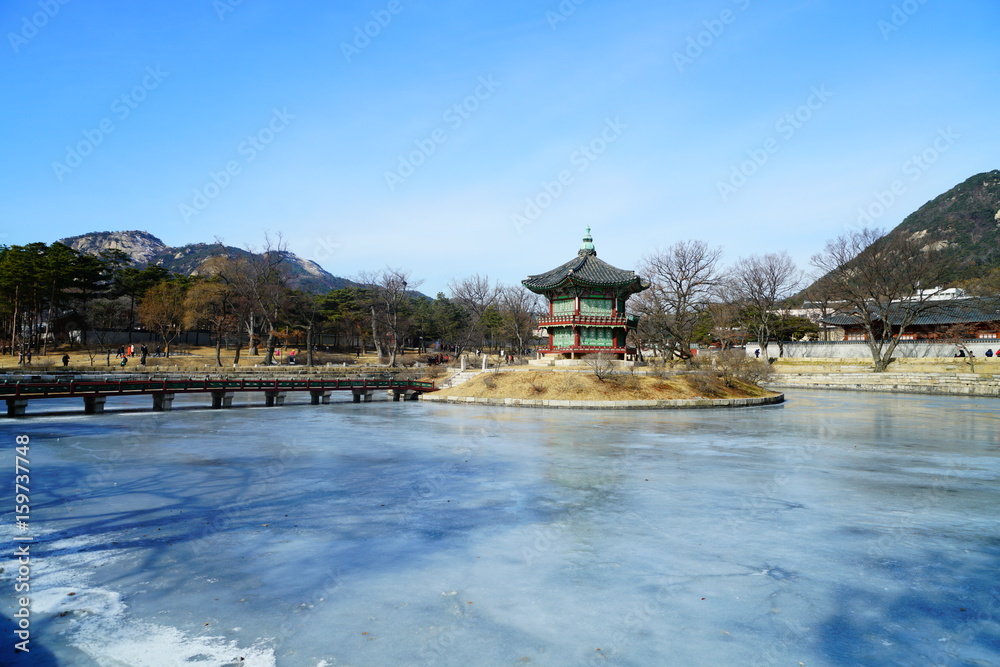 Obraz premium 경복궁 (Gyeongbokgung Palace)