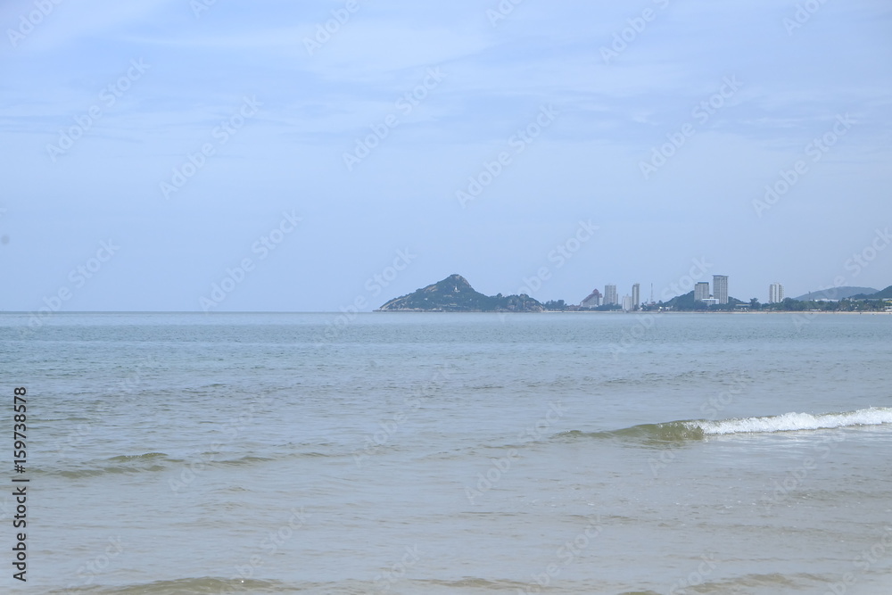 Beach and sea at Huahin