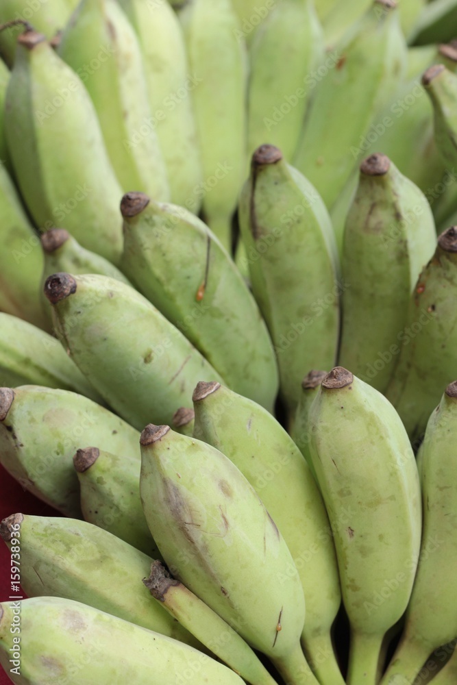 Cultivated banana is delicious in the market. Cultivated banana is delicious in the market.