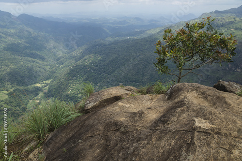 Ella Rock view into the valley, Ella, Sri Lanka
