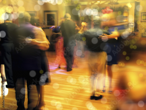 Fototapeta Naklejka Na Ścianę i Meble -  dancing indoor