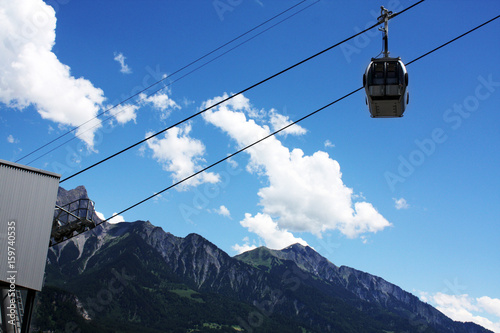 Lift in swiss Alps