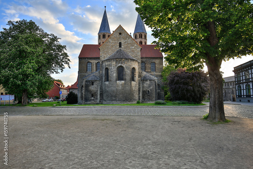 Liebfrauenkirche Halberstadt in Abendstimmung