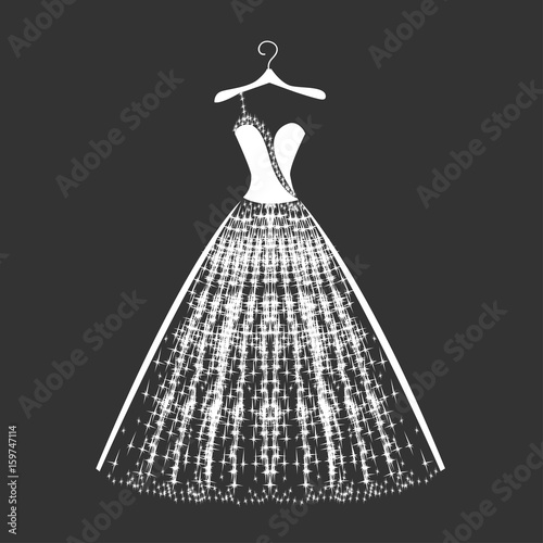 Wedding dress silhouette